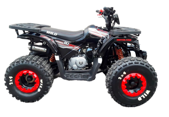 Квадроцикл Motoland VOX125 WILD A черный pitbikemarket.ru