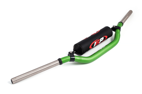 Руль для эндуро мотоцикла IGP TWINWALL  1-1/8 (28,6 мм) алюминиевый зеленый pitbikemarket.ru