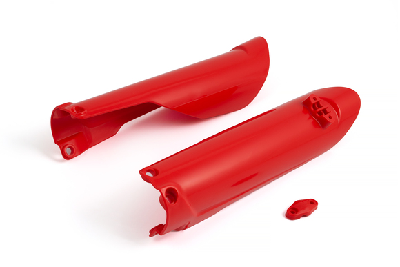 Защита перьев для эндуро мотоцикла под 48 вилку HTW/WP/MNT, красные (Рама К8) pitbikemarket.ru