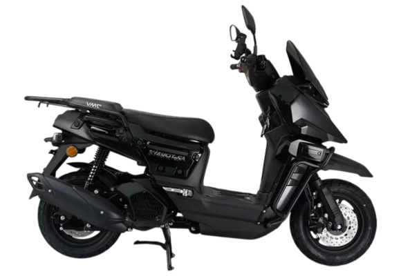 Скутер VENTO (VMC) SMART X BY49QT-5A 49 см3 СЕРИЯ T1700 (LED панель, CBS, USB, сигнализация) BLACK pitbikemarket.ru