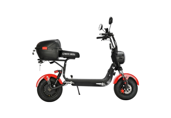 Электроскутер WHITE SIBERIA PRO 2500W RED pitbikemarket.ru
