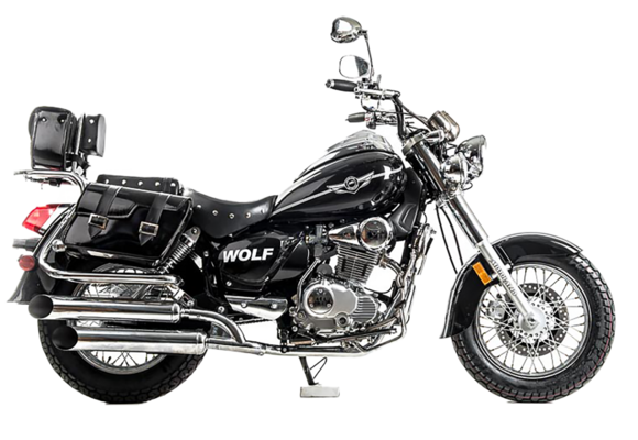 Мотоцикл Motoland WOLF 250 Черный pitbikemarket.ru